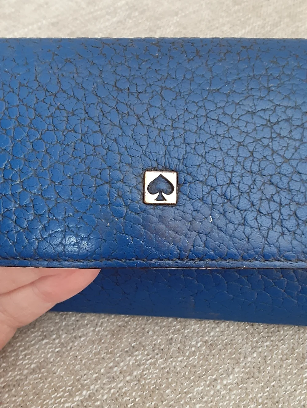 Kate Spade Blue Leather Wallet , Women's Clutch